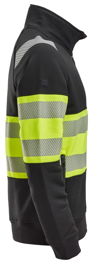 2834 Snickers High-Vis-Jacke mit durchgehendem Reißverschluss, Warnschutzklasse 1