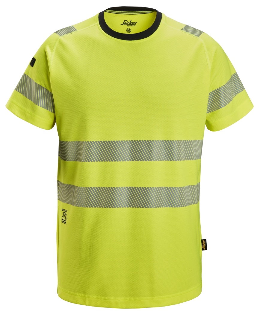 2539 Snickers High-Vis-T-Shirt, Warnschutzklasse 2